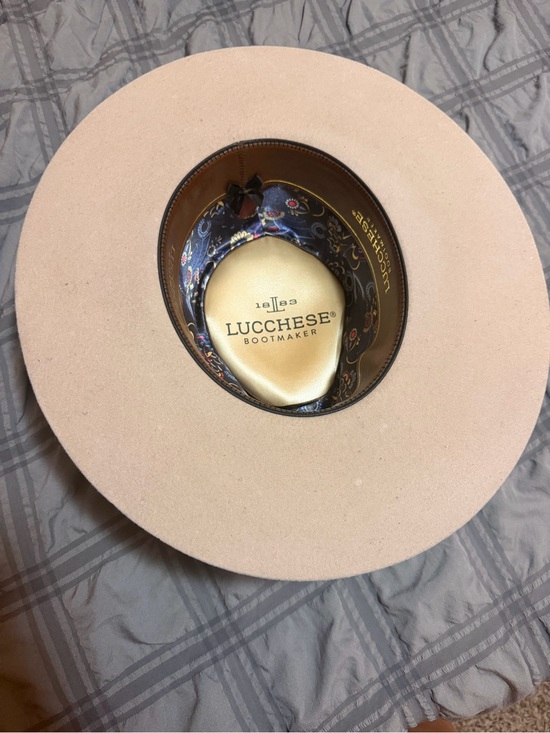 Lucchese The Flatlands Wide Brim Hat in Silver Belly main image 4